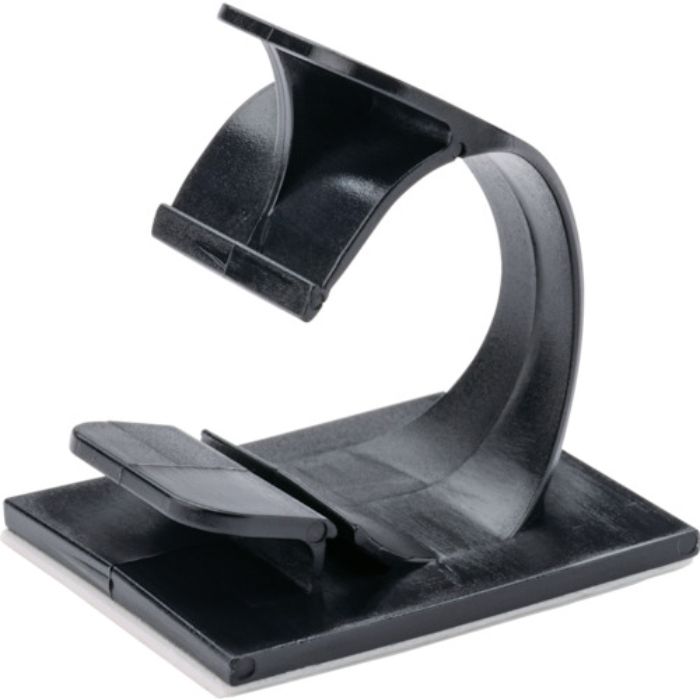 PANDUIT コードクリップ 粘着テープ付き 黒 (50個入)(Tcode:8360909)