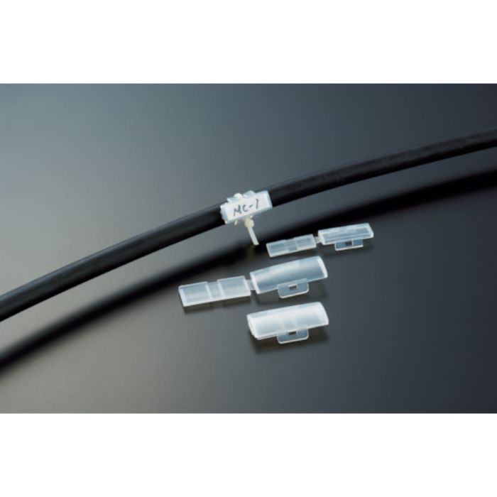 TRUSCO マーカーボックス 適用張紙寸法40mmX17.0mm (100個)(Tcode:3842291)