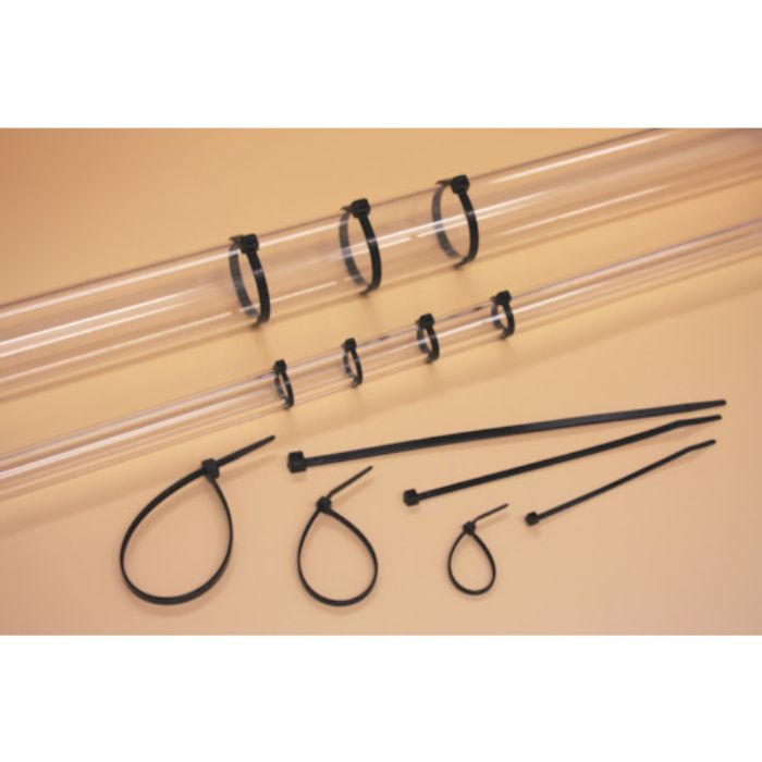 ヘラマンタイトン インシュロックタイ メタルコンテントタイ (100本入) 黒 幅2.5mm(Tcode:4757874)