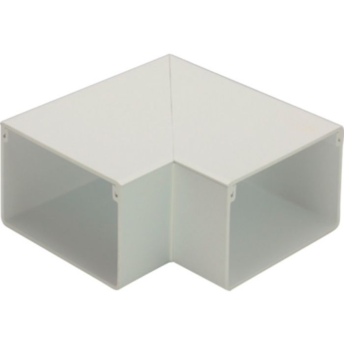 マサル エムケーダクト付属品 平面マガリ 6号 ミルキーホワイト(Tcode:1200321)