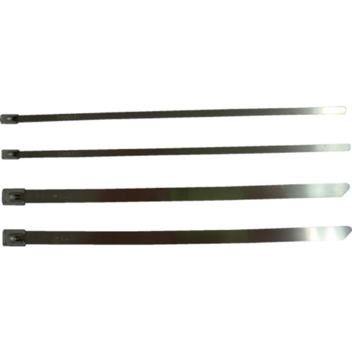 PANDUIT MLTタイプ 自動ロック式ステンレススチールバンド SUS304 幅4.6mm 長さ998mm 25本入り MLT12S-Q(Tcode:4036913)