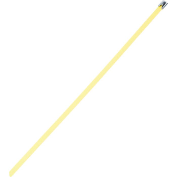 PANDUIT MLTタイプ フルコーティングステンレススチールバンド SUS316 黄 幅8.1mm 長さ363mm 50本入り MLTFC4H-LP316YL(Tcode:4774876)