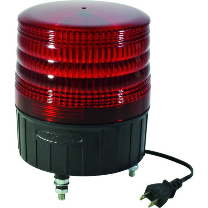 NICHIDO 大型LED回転灯 LEDフラッシャー150 100V 赤(Tcode:1623661)