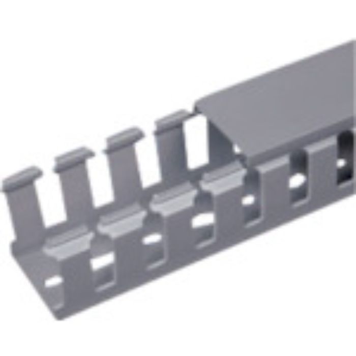 PANDUIT NNCタイプ配線ダクト変性PPHOX製ノンハロゲンライトグレー37.1×35.6 2M(メートル) 1本(Tcode:7314868)