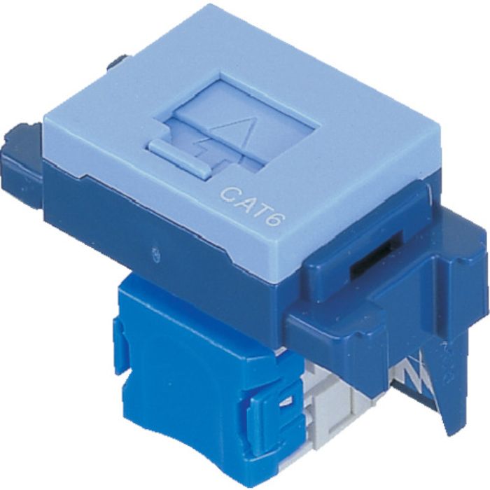 Panasonic ぐっとすシリーズ情報モジュラジャック CAT5E 埋込型 ブルー(Tcode:7999453)