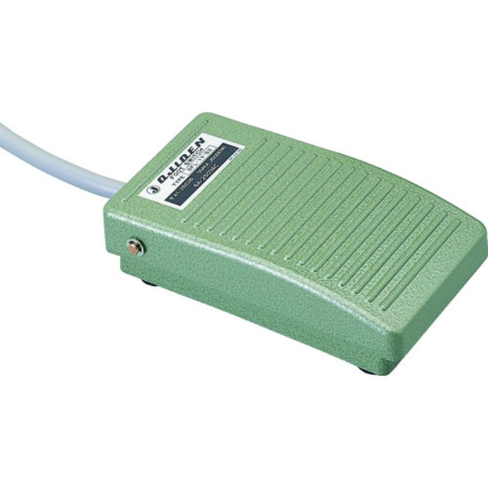 オジデン フットスイッチ アルミダイカスト製ミニ形 電気定格6A-250VAC(Tcode:3259099)