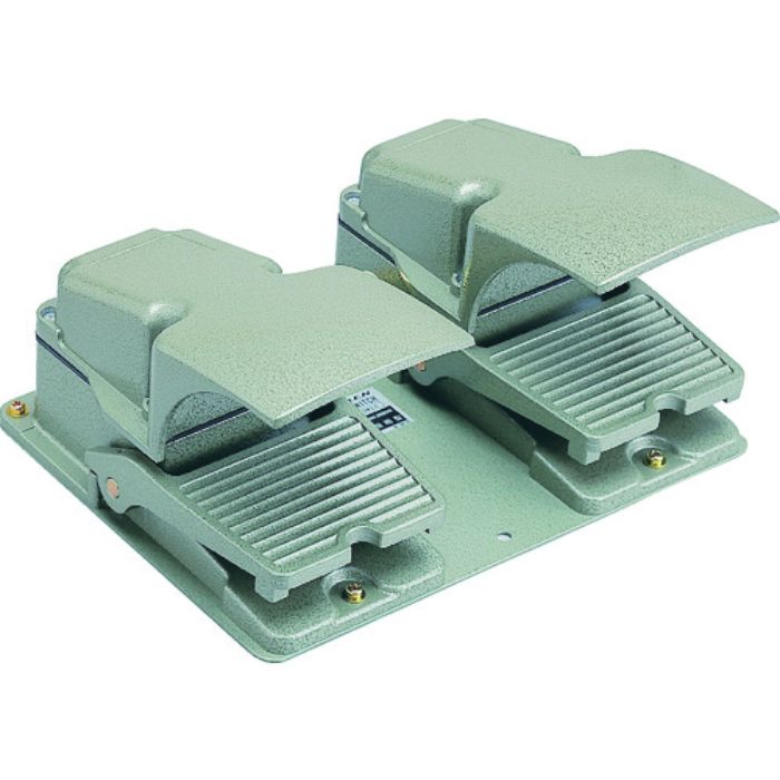 オジデン フットスイッチ 産業用防雨形・保護カバー付 定格6A-250VAC(Tcode:3966101)