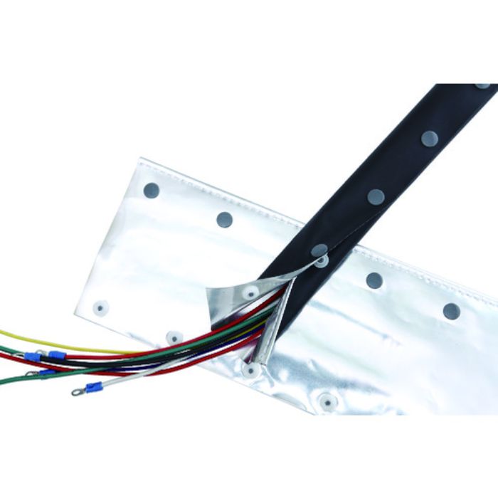 TRUSCO 電磁波シールド結束チューブ ホックタイプ 15Φ5m(Tcode:1832536)