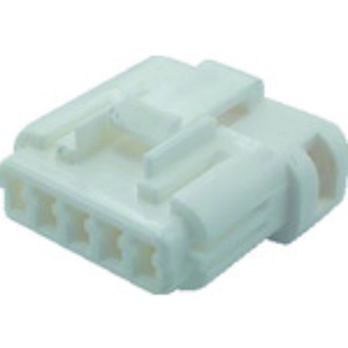 TRUSCO 防水コネクタ プラグハウジング (10個入)芯数5 被覆外径φ1.0〜1.3 白(Tcode:2076677)