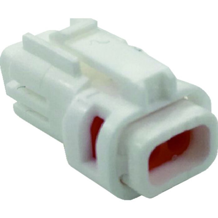 TRUSCO 防水コネクタ ソケットハウジング (10個入)芯数5 被覆外径φ1.0〜1.3 白(Tcode:2076690)