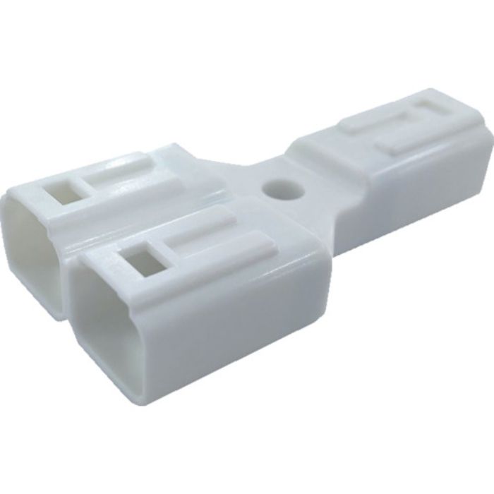 TRUSCO 防水コネクタ Y字分岐タイプ(10個入) 白(Tcode:2566053)