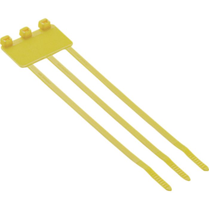 PANDUIT 旗型タイプナイロン結束バンド 黄 (500本入)(Tcode:8146423)
