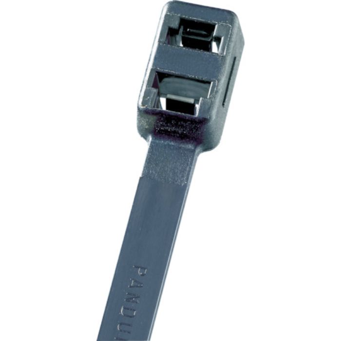 PANDUIT ダブルループ結束バンド 耐熱性黒 7.6×373×1.9 (250本入)(Tcode:8180374)