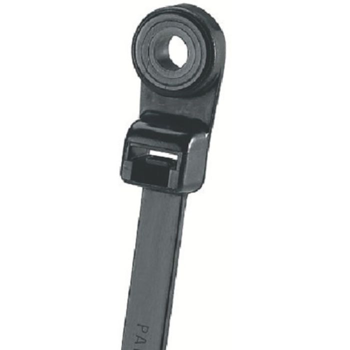 PANDUIT ネジ止めタイプナイロン結束バンド 耐候性黒 (100本入)(Tcode:8146424)