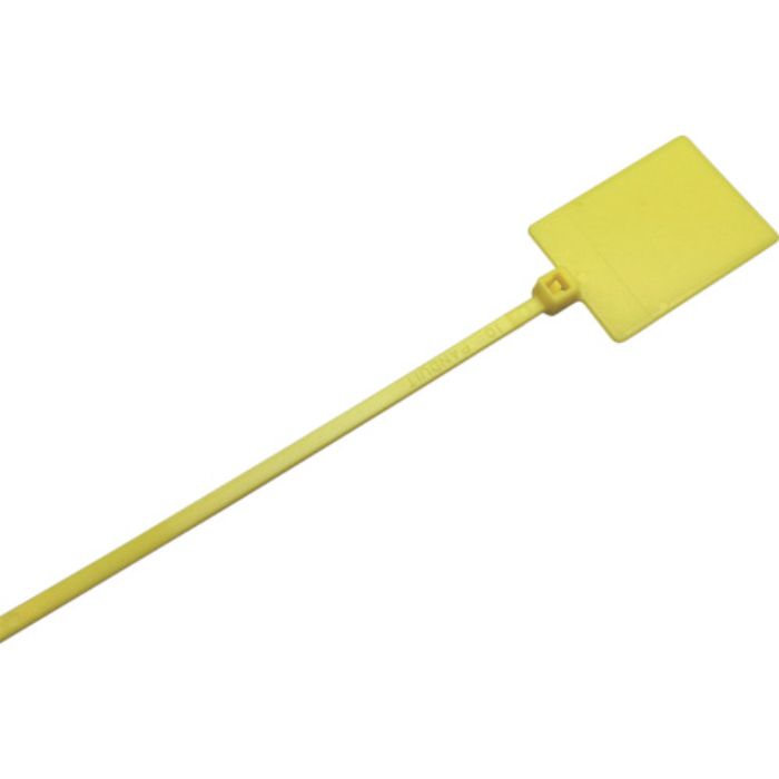 PANDUIT 旗型タイプナイロン結束バンド 黄 (1000本入)(Tcode:8503812)