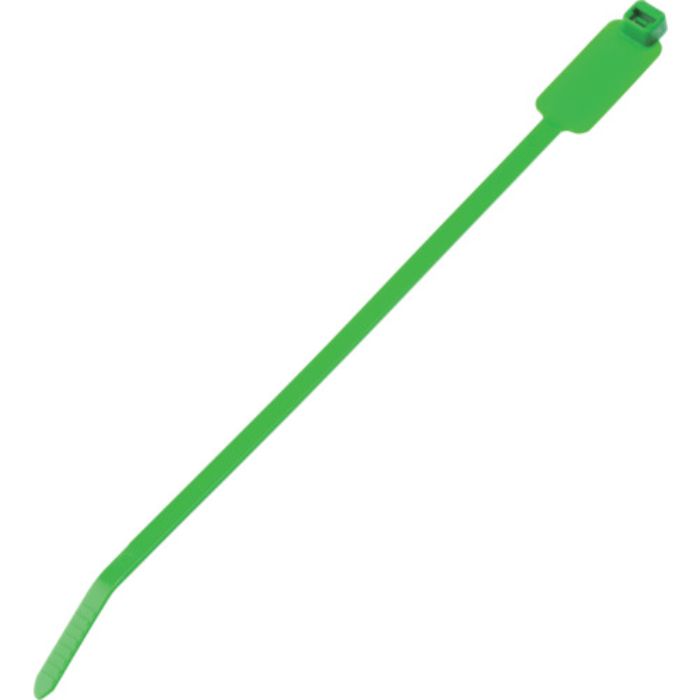 PANDUIT 旗型タイプナイロン結束バンド 緑 (500本入)(Tcode:8146468)