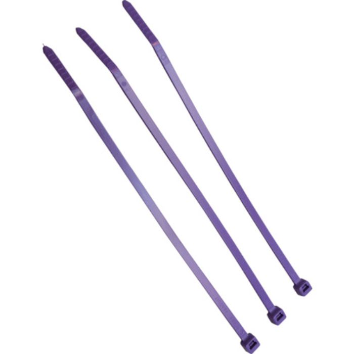 PANDUIT ナイロン結束バンド 4.8×188×1.3 紫 100本入(Tcode:8146491)
