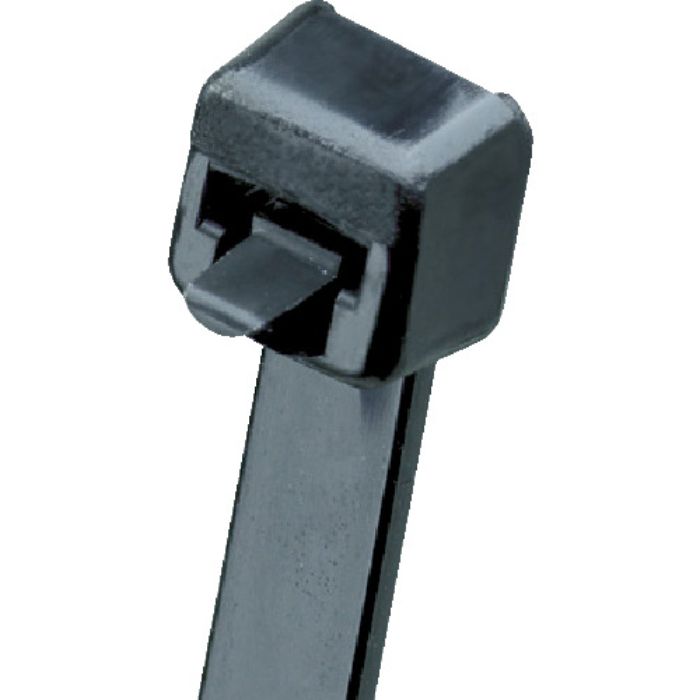 PANDUIT リリースタイ 取り外し可能ナイロン結束バンド 耐候性黒 100本(Tcode:4383851)