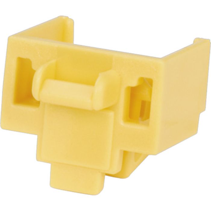 PANDUIT モジュラージャックガード 黄 (100個入)(Tcode:8257211)