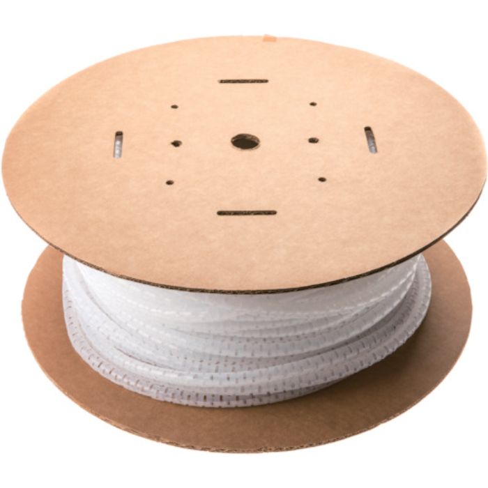 PANDUIT 電線保護チューブ スリット型スパイラル パンラップ 束線径20.6Φmm 30m巻き ナチュラル PW100F-C(Tcode:4037812)