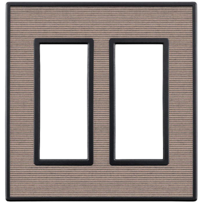 スガツネ工業 (210032237)PXP-FB02-FDスイッチプレート・コンセントプレート(2連)(Tcode:3857134)