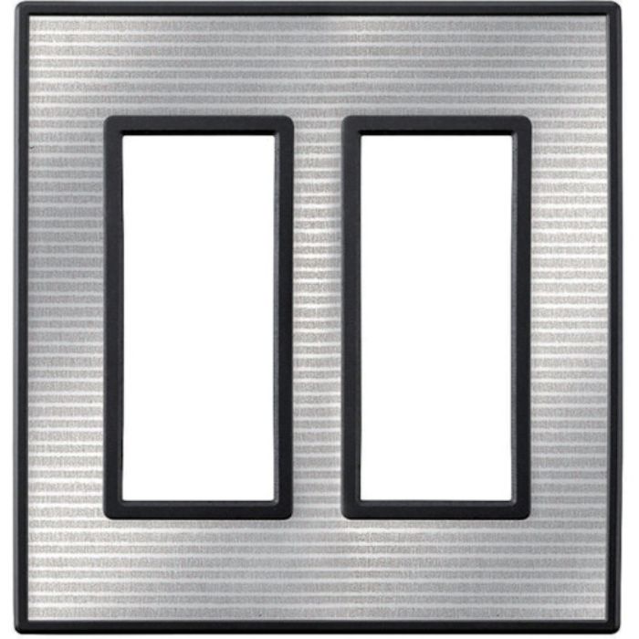 スガツネ工業 (210032232)PXP-FB02-SMスイッチプレート・コンセントプレート(2連)(Tcode:3857130)