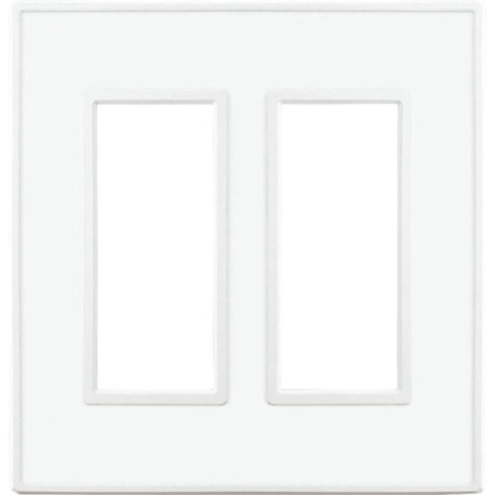 スガツネ工業 (210032228)PXP-FW02-CWスイッチプレート・コンセントプレート(2連)(Tcode:3857104)