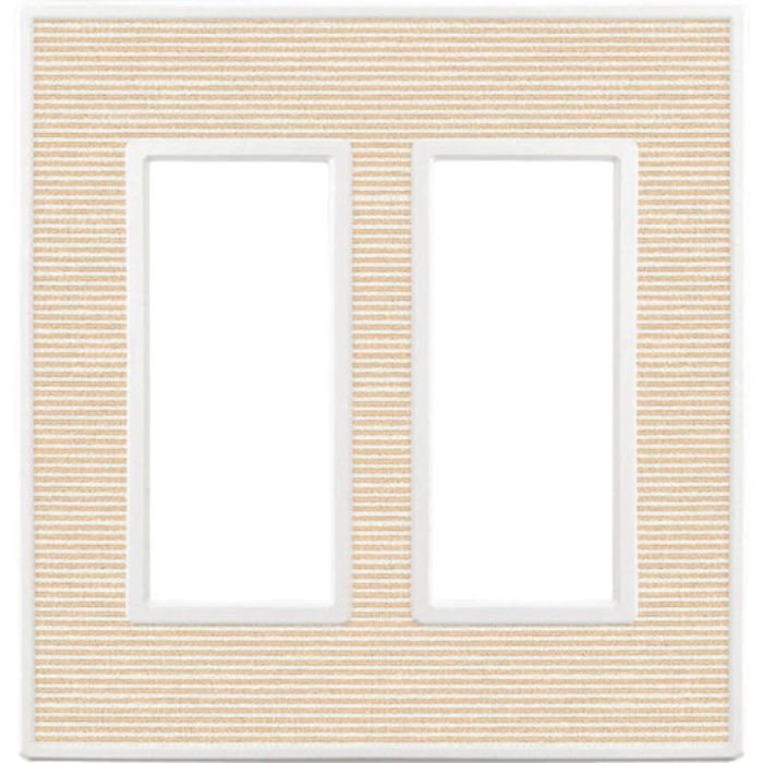 スガツネ工業 (210032229)PXP-FW02-FBスイッチプレート・コンセントプレート(2連)(Tcode:3857116)