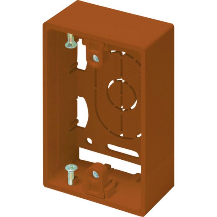 マサル ニュー・エフモール付属品 露出ボックス 1個用 浅型 ブラウン(Tcode:8112398)