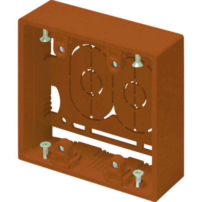 マサル ニュー・エフモール付属品 露出ボックス 2個用 浅型 ブラウン(Tcode:8112401)