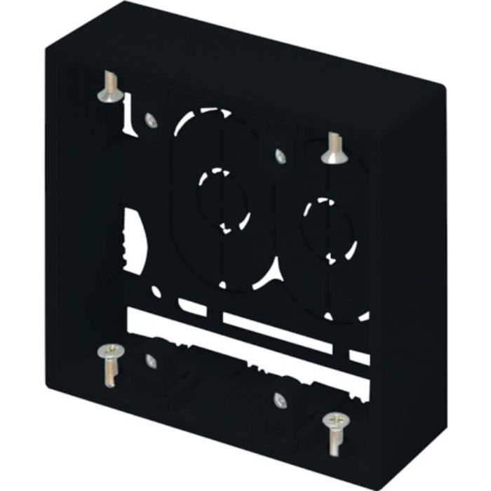 マサル ニュー・エフモール付属品 露出ボックス 2個用 浅型 ブラック(Tcode:1220854)