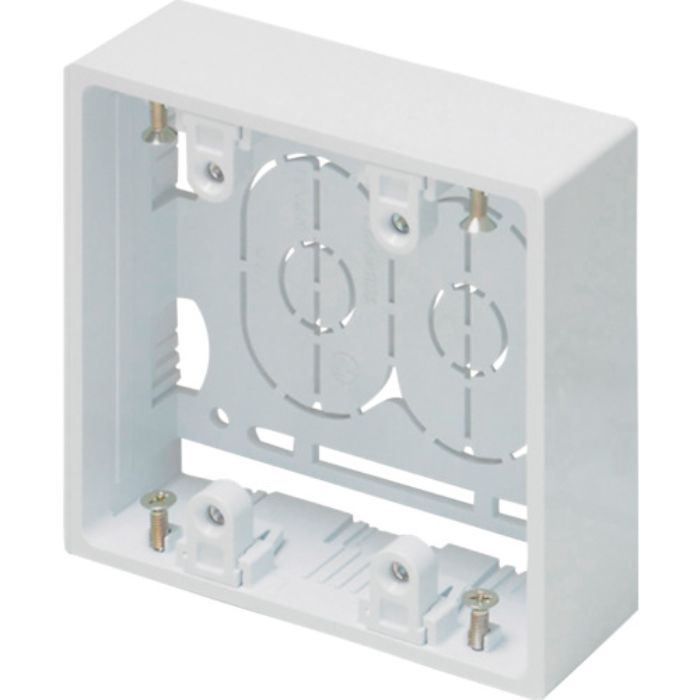 マサル ニュー・エフモール付属品 露出ボックス 2個用 深型 ホワイト(Tcode:1217762)