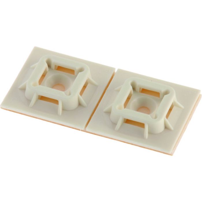 PANDUIT スーパーグリップ専用マウントベース 白 100個入り SGABM30-A-C(Tcode:2159320)