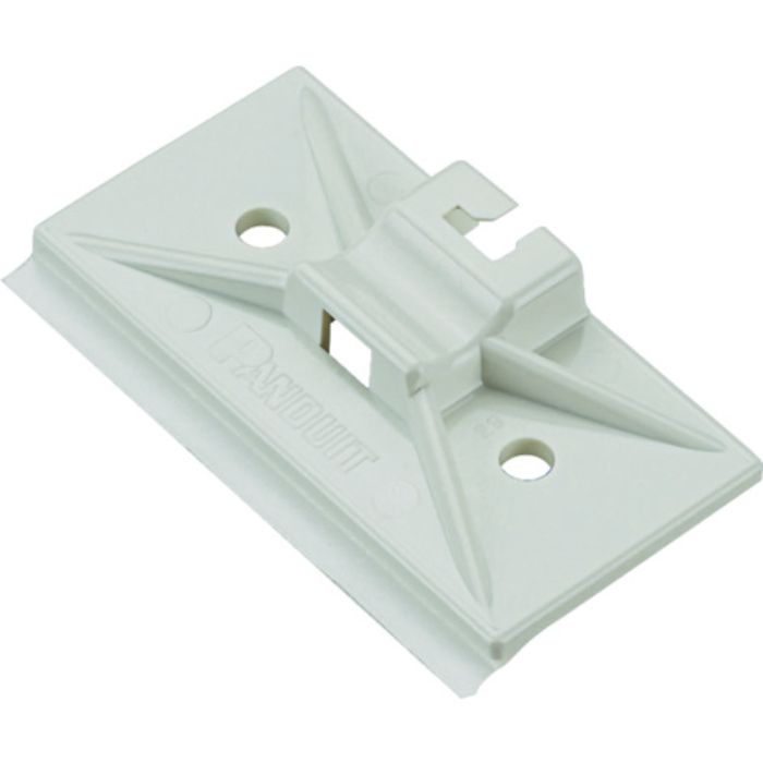 PANDUIT マウントベース型 結束バンドスナップイン固定具 シロ 100個入(Tcode:7315554)