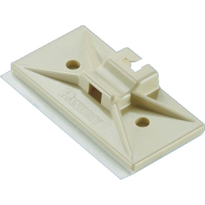 PANDUIT マウントベース型 結束バンドスナップイン固定具アイボリー100個(Tcode:7315571)