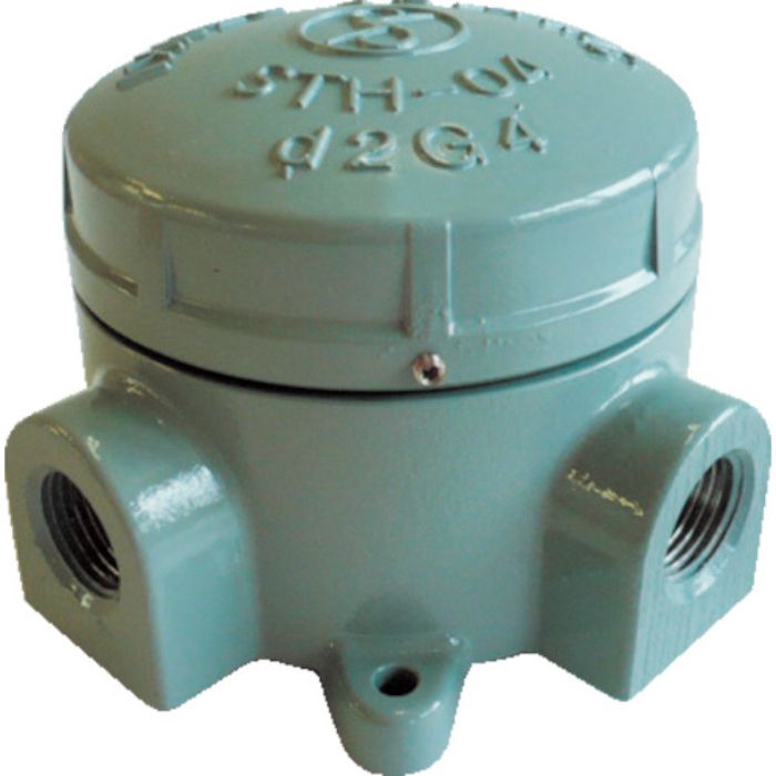 島田 アルミニウム合金鋳物 耐圧防爆構造ターミナルボックス(四方向) PF1(Tcode:2813114)