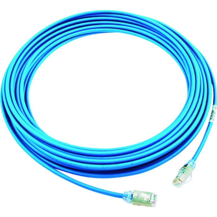 PANDUIT カテゴリ6A細径シールドパッチコード 10m 青(Tcode:7852274)