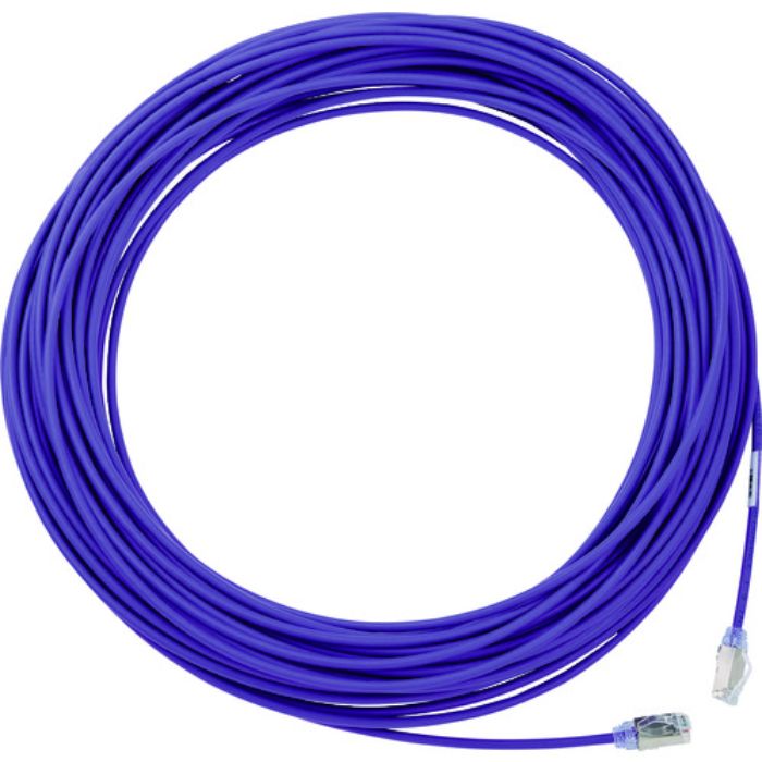 PANDUIT カテゴリ6A細径シールドパッチコード 2m 紫(Tcode:1950371)