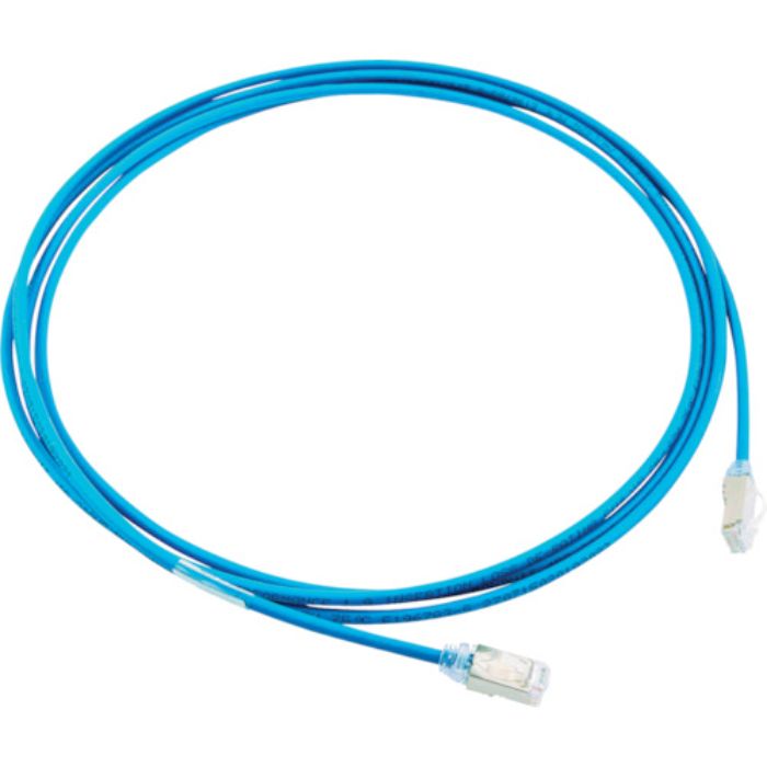 PANDUIT カテゴリ6A細径シールドパッチコード 3m 青(Tcode:7852312)
