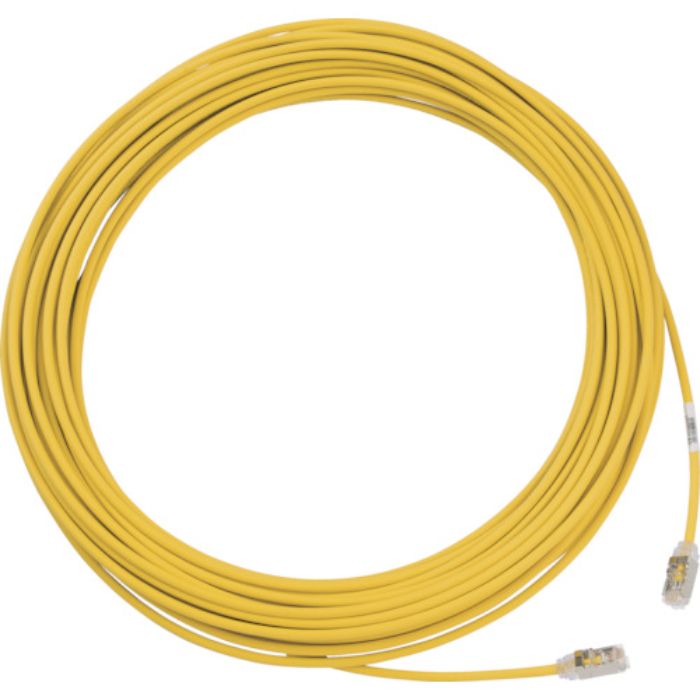 PANDUIT カテゴリ6A細径シールドパッチコード 3m 黄(Tcode:8367607)
