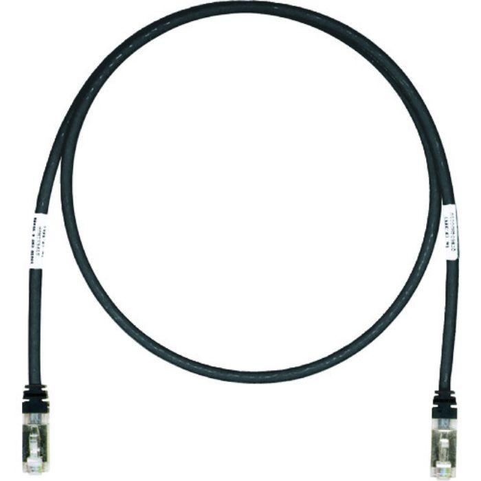 PANDUIT CAT6A/CAT6 シールドパッチコード 10m 黒 STP6X10MBL(Tcode:8180450)