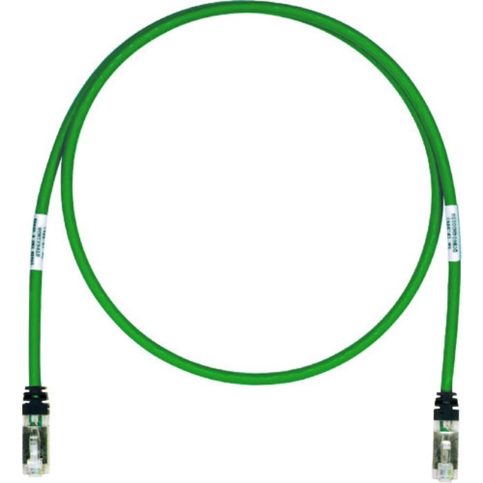 PANDUIT CAT6A/CAT6 シールドパッチコード 10m 緑 STP6X10MGR(Tcode:1950401)