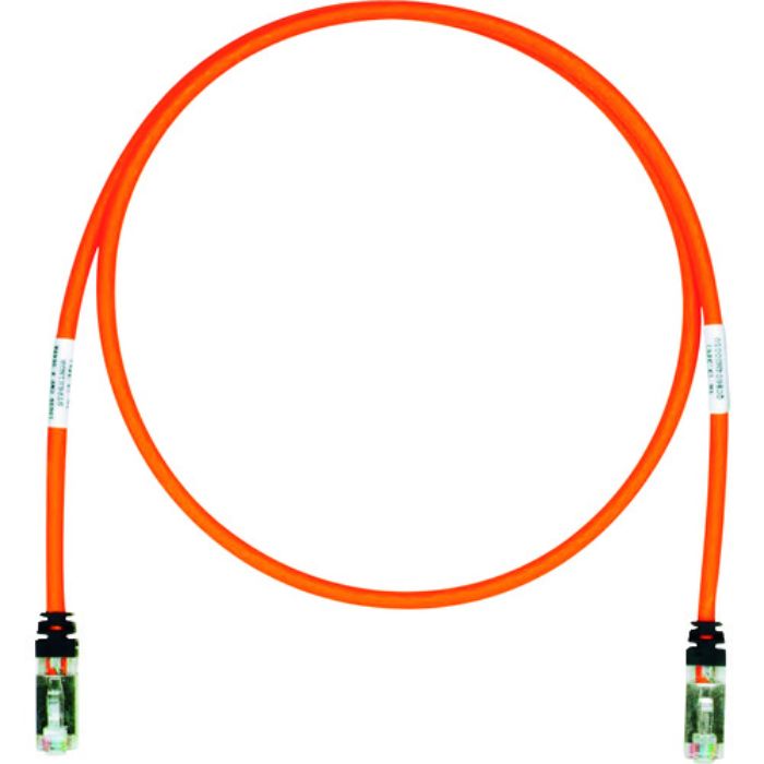 PANDUIT CAT6A/CAT6 シールドパッチコード 10m オレンジ SPT6X10MOR(Tcode:1280429)