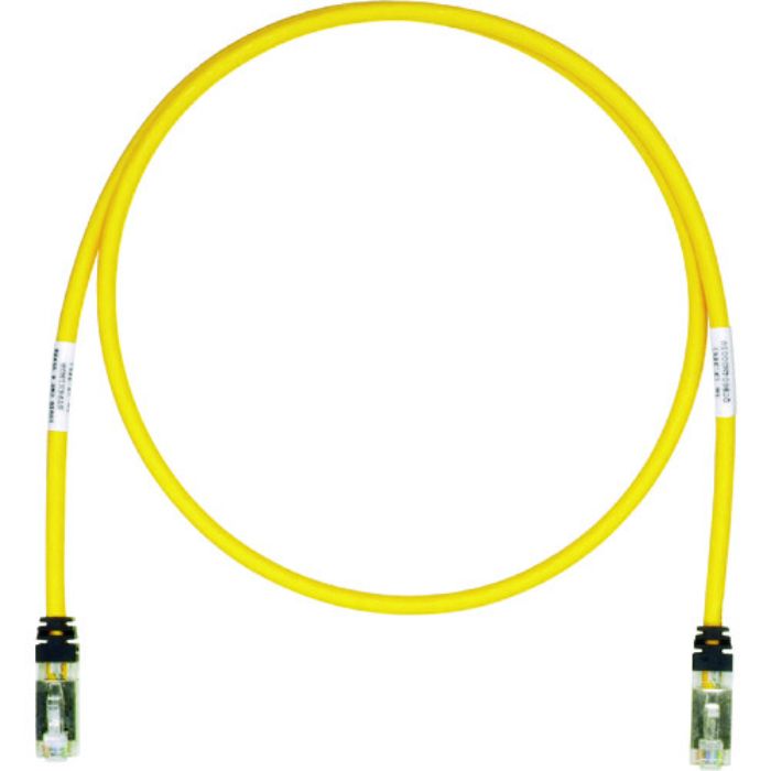 PANDUIT CAT6A/CAT6 シールドパッチコード 10m 黄 STP6X10MYL(Tcode:8180455)