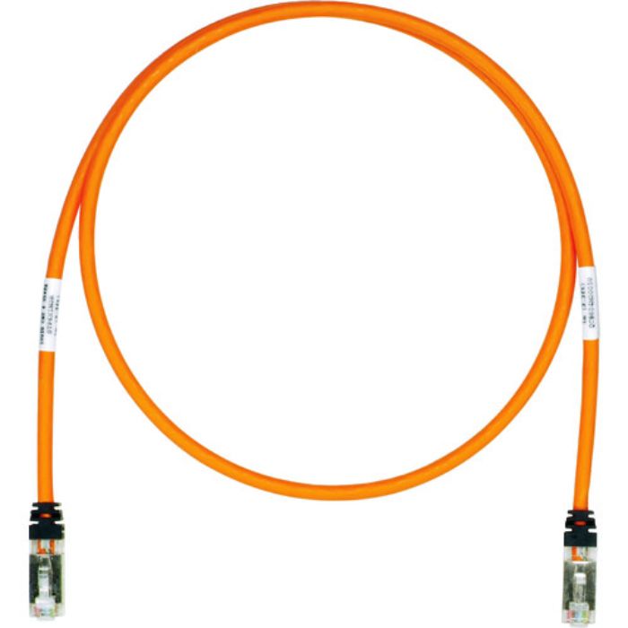 PANDUIT CAT6A/CAT6 シールドパッチコード 15m オレンジ STP6X15MOR(Tcode:8180464)