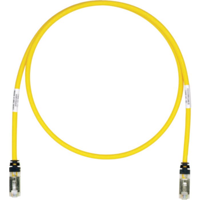 PANDUIT CAT6A/CAT6 シールドパッチコード 2m 黄 STP6X2MYL(Tcode:8180491)