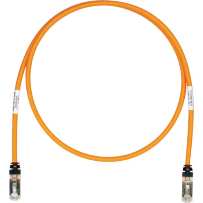 PANDUIT CAT6A/CAT6 シールドパッチコード 3m オレンジ STP6X3MOR(Tcode:8180501)
