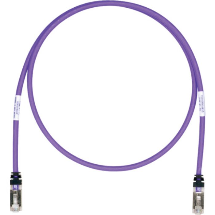 PANDUIT CAT6A/CAT6 シールドパッチコード 3m 紫 STP6X3MVL(Tcode:8180503)