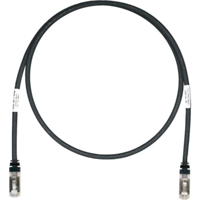 PANDUIT CAT6A/CAT6 シールドパッチコード 4m 黒 STP6X4MBL(Tcode:8180509)