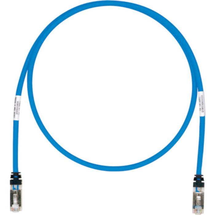 PANDUIT CAT6A/CAT6 シールドパッチコード 4m 青 STP6X4MBU(Tcode:8180510)